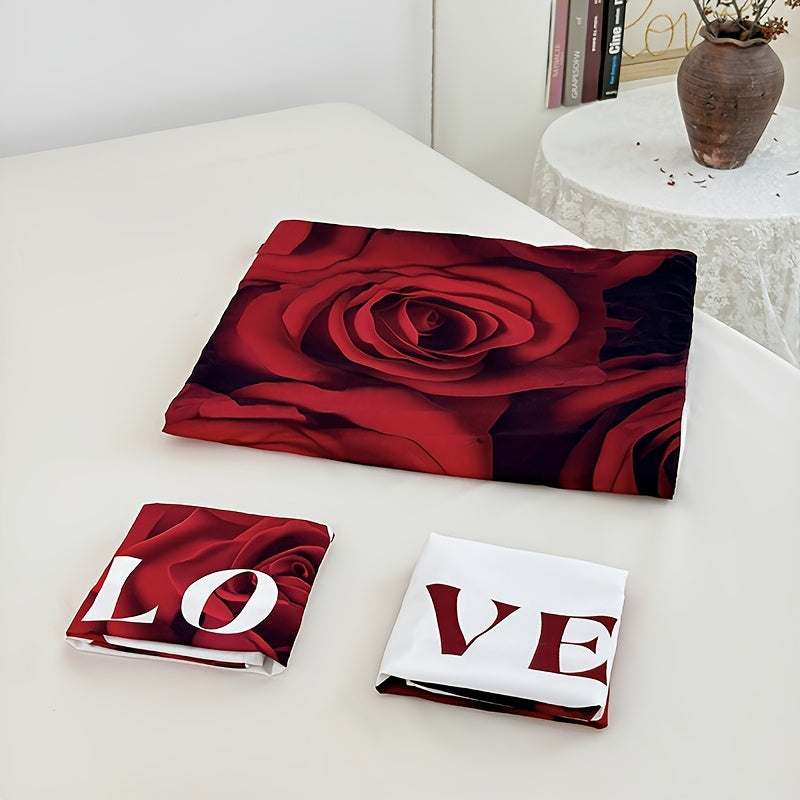 Romantic Heart 3-Piece Duvet Cover Set