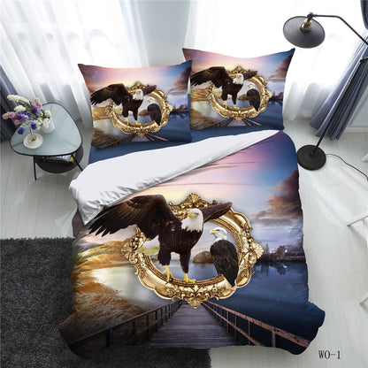 Cloudrest 3-Piece Digital Print Duvet Cover Set