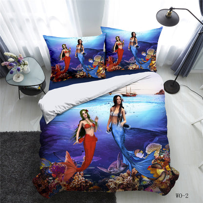 Cloudrest 3-Piece Digital Print Duvet Cover Set