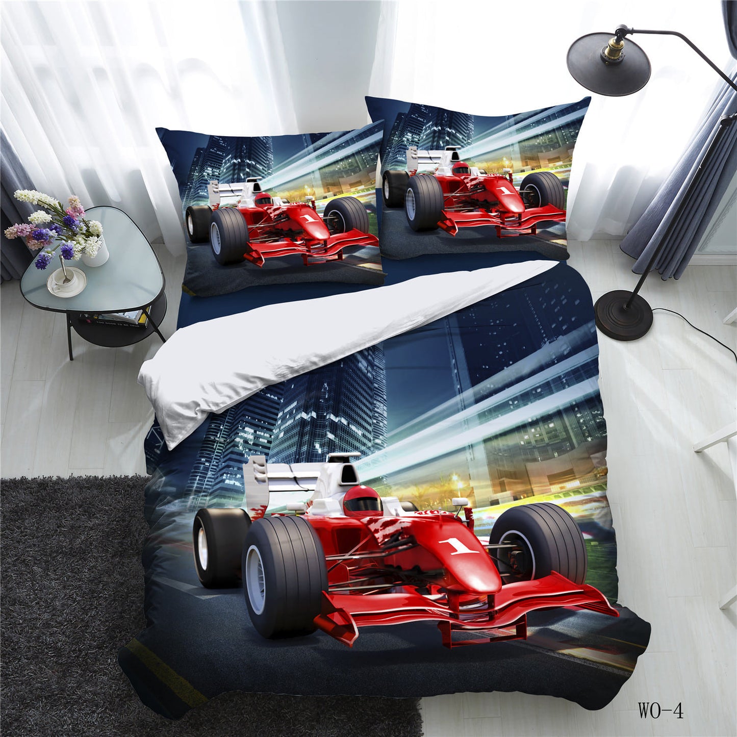 Cloudrest 3-Piece Digital Print Duvet Cover Set