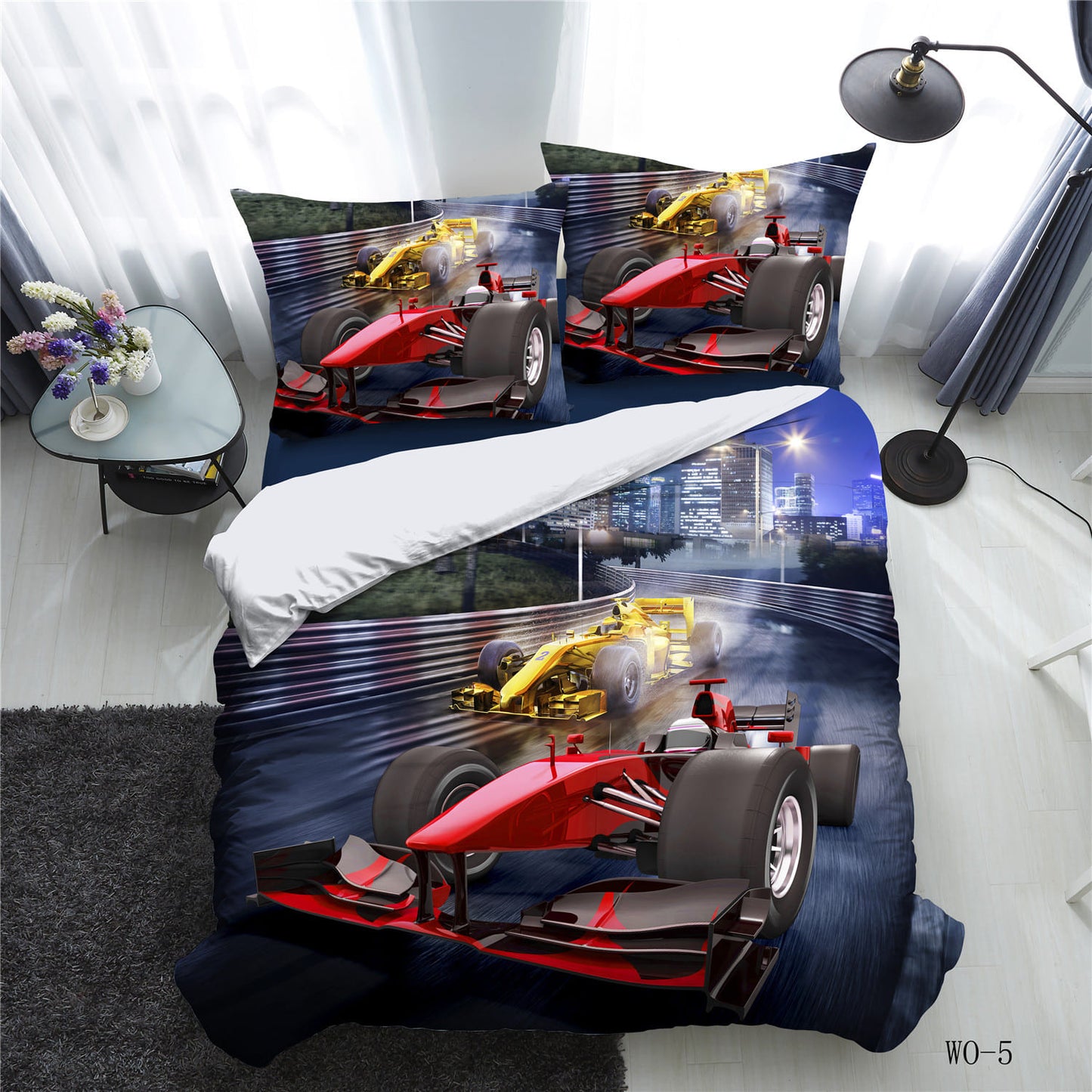 Cloudrest 3-Piece Digital Print Duvet Cover Set