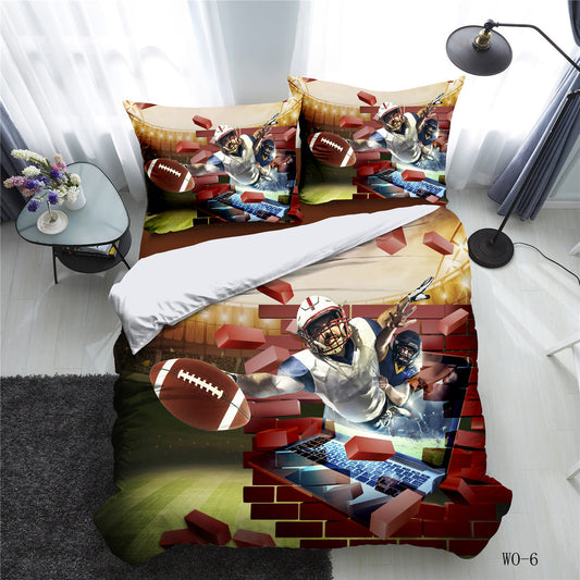 Cloudrest 3-Piece Digital Print Duvet Cover Set