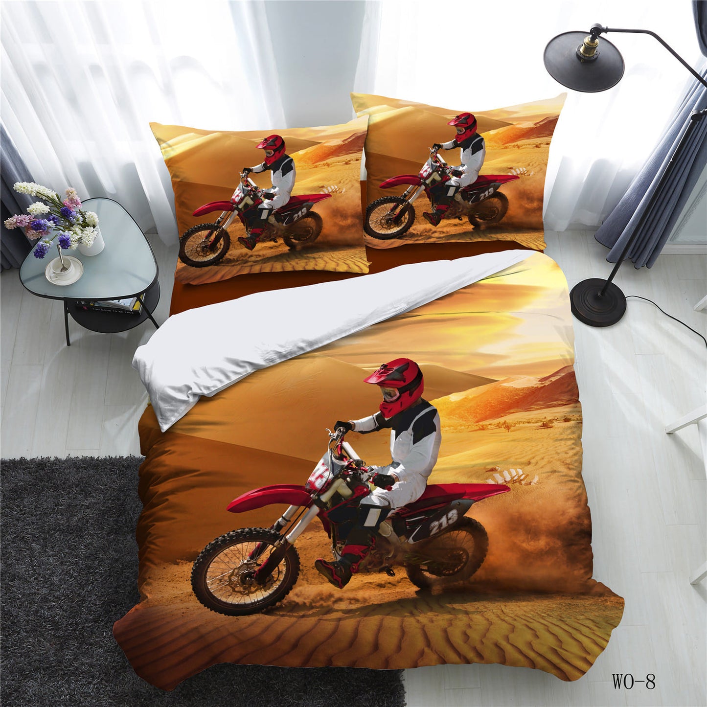 Cloudrest 3-Piece Digital Print Duvet Cover Set