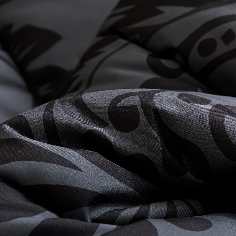 Gothic Skull Baroque 3-Piece Duvet Cover Set