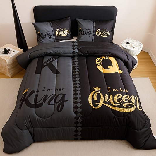 Crown Block 3-Piece Quilt Set