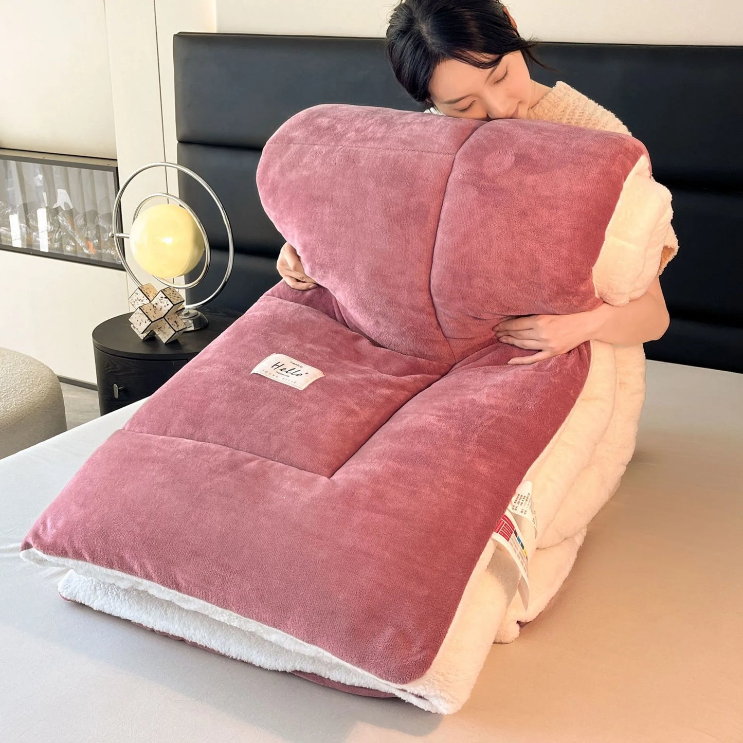 Plush Grid Comforter