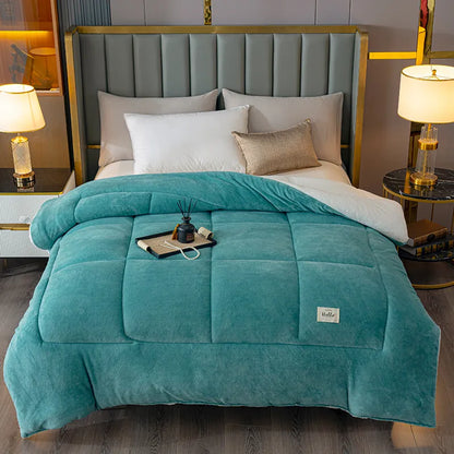 Plush Grid Comforter