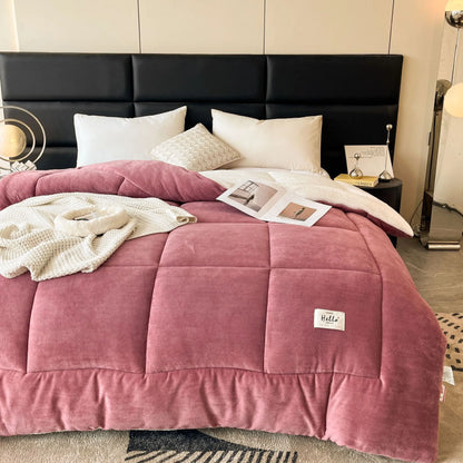 Plush Grid Comforter